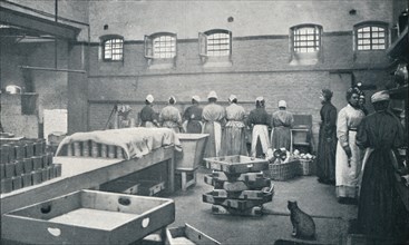 In the kitchen of Holloway Prison, London, c1901 (1901). Artist: Unknown.