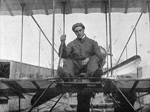 Claude Grahame-White, English aviation pioneer, 1910 (1933). Artist: Flight Photo.