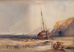 'Beach Scene', c1840. Artist: William Roxby Beverley.