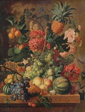 'Fruit and Flowers', 1789, (1938). Artist: Paul Theodor van Brussel.