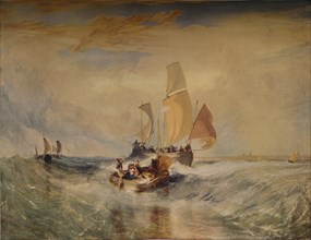 Now for the Painter' (Rope) Passengers Going on Board', 1827, (1938). Artist: JMW Turner.