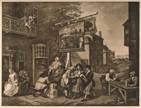 'Canvassing for Votes', Plate II from 'The Humours of an Election', 1757. Artist: William Hogarth.
