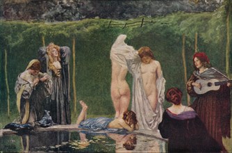 The Pool', 1906, (1918). Artist: Robert Anning Bell.
