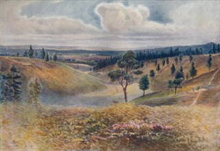 'View from Beacon Hill, Hindhead', 1911, (1914). Artist: James S Ogilvy.