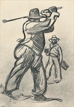 'Le Joueur De Golf', c1920, (1923). Artist: Maxime Dethomas.