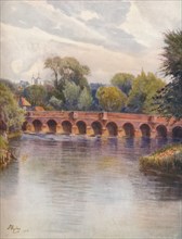 'Leatherhead Bridge', 1912, (1914). Artist: James S Ogilvy.