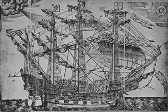 'The Ark Royal', 1588. Artist: Unknown.
