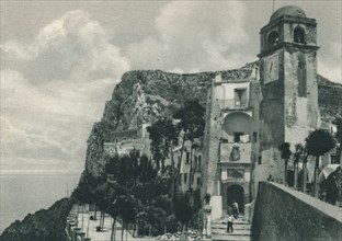 Church on the shore, Capri, Italy, 1927. Artist: Eugen Poppel.