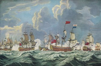 'Battle of Quiberon Bay', c1765. Artist: Francis Swaine.
