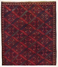Half of an Ersari Turkoman rug, c1700. Artist: Unknown.