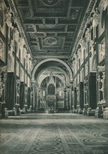 Nave of the Basilica San Giovanni in the Lateran, Rome, Italy, 1927. Artist: Eugen Poppel.