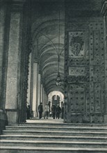 Entrance of the Vatican from St Peter's Square, Rome, Italy, 1927. Artist: Eugen Poppel.
