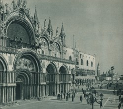 St Mark's Basilica, Venice, Italy, 1927. Artist: Eugen Poppel.