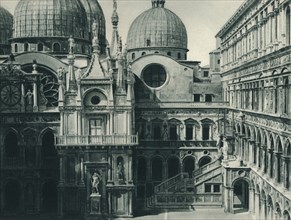 Courtyard of the Doge's Palace, Venice, Italy, 1927. Artist: Eugen Poppel.