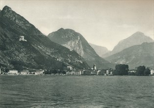 Riva del Garda from Lake Garda, Italy, 1927. Artist: Eugen Poppel.