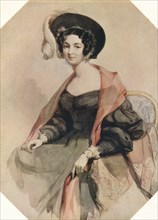 'Portrait of a Lady', c1855. Artist: John Absolon.