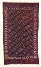Yomut Turkoman carpet, c1700. Artist: Unknown.
