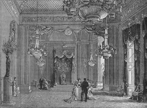 The Throne Room, Buckingham Palace, Westminster, London, c1875 (1878). Artist: Unknown.