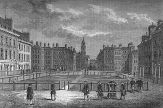 Hanover Square, Westminster, London, in 1750, c1800 (1878). Artist: Unknown.