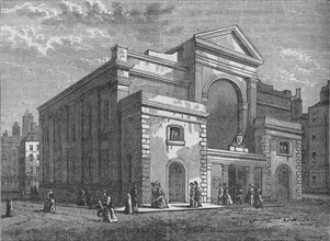Curzon Chapel, Mayfair, Westminster, London, c1875 (1878). Artist: Unknown.