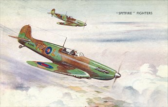 'Spitfire Fighters', c1940. Artist: Unknown.