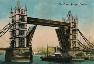 'The Tower Bridge', 1915, (c1900-1930). Artist: Unknown.