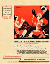 'Abdulla's Theatre Guide: Detective Drama - The Abdulla Fiend', 1939. Artist: Unknown.