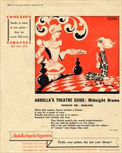 'Abdulla's Theatre Guide: Midnight Drama - Forgive Me - Darling', 1939. Artist: Unknown.
