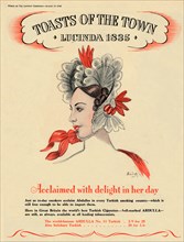 'Acclaimed with delight in her day, Toasts of the Town - Lucinda 1835, 1940. Artist: Unknown.