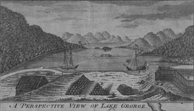 'A Perspective View of Lake George', c18th century. Artist: Unknown.
