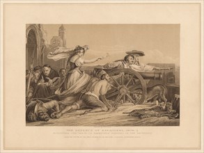 'The Defence of Saragoosa, 1808-9', (1878). Artist: William Home Lizars.