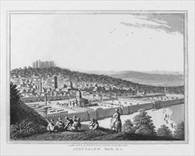 'Jerusalem. Matthew. 21. 1', 1830. Artist: J Clarke.