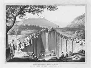'Fountain of Siloam. John. 9.7.', 1830. Artist: J Clarke.