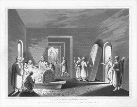 'Sepulchers of the Kings of Judah. 2 Chronicles, 32.33', 1830. Artist: J Clarke.