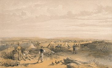 'Camp of the 4th Division', 1856. Artist: George Brackenbury.