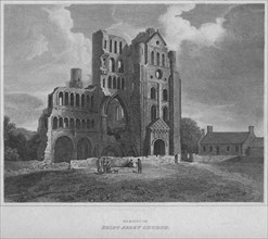 'Remains of Kelso Abbey Church', 1814. Artist: John Greig.