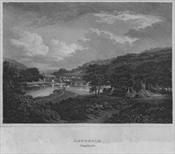 'Langholm, Dumfrieshire', 1814. Artist: John Greig.