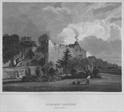'Scaleby Castle. Cumberland', 1814. Artist: John Greig.