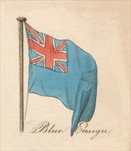 'Blue Ensign', 1838. Artist: Unknown.