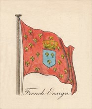 'French Ensign', 1838. Artist: Unknown.