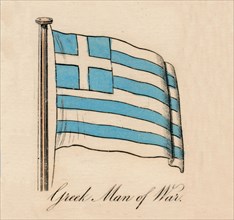 'Greek Man of War', 1838. Artist: Unknown.