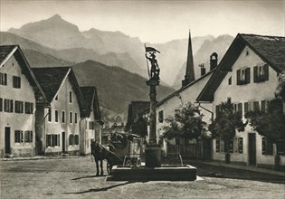'Partenkirchen, Floriansplatz', 1931. Artist: Kurt Hielscher.