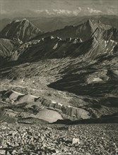 'View from the Zugspitze', 1931. Artist: Kurt Hielscher.