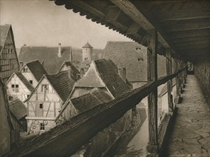 'Rothenburg o. d. T. - Wehrgang. Archer's gallery', 1931. Artist: Kurt Hielscher.