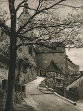 'Schwabisch-Hall. Badtor - Josephsturm', 1931. Artist: Kurt Hielscher.