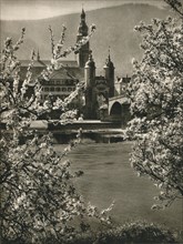 'Heidelberg. On the old Neckar Bridge', 1931. Artist: Kurt Hielscher.