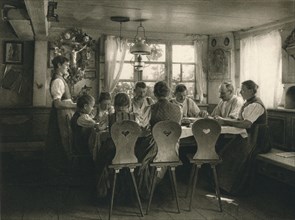 'Mittagsmahl im Schwarzwaldbauernhaus - Lunch in a Black Forest farm-house', 1931. Artist: Kurt Hielscher.