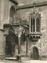 'Wertheim a. Main - Porch and choir of the Parochial Church', 1931. Artist: Kurt Hielscher.