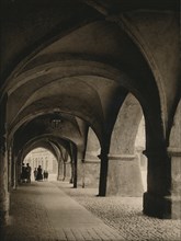 'Goritz - Arcades in the Market square', 1931. Artist: Kurt Hielscher.