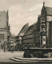 'Halberstadt - Marketplace', 1931. Artist: Kurt Hielscher.